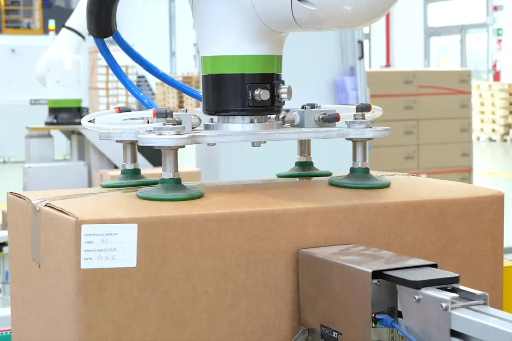 Système de vide compact Schmalz : palettisation flexible